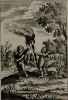 An illustration from Triumphus amoris, de cunctis universi hujus incolis actus, emblematibus ac symbolis Latinis, Italicis, Gallicis, Germanicis, oculis exhibitus. : Oder: Die über den gantzen Erd-cräisz triumphirende Liebe, in nachdencklichen Sinn-bildern neben sehr curiosen lateinischen, italianischen, französischen und teutschen Bey-sprüchen auch kurtzweiligen Versen fürgestellet (1695)