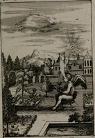 An illustration from Triumphus amoris, de cunctis universi hujus incolis actus, emblematibus ac symbolis Latinis, Italicis, Gallicis, Germanicis, oculis exhibitus. : Oder: Die über den gantzen Erd-cräisz triumphirende Liebe, in nachdencklichen Sinn-bildern neben sehr curiosen lateinischen, italianischen, französischen und teutschen Bey-sprüchen auch kurtzweiligen Versen fürgestellet (1695)