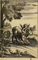 Picture 7 of 46 from Triumphus amoris, de cunctis universi hujus incolis actus, emblematibus ac symbolis Latinis, Italicis, Gallicis, Germanicis, oculis exhibitus. : Oder: Die über den gantzen Erd-cräisz triumphirende Liebe, in nachdencklichen Sinn-bildern neben sehr curiosen lateinischen, italianischen, französischen und teutschen Bey-sprüchen auch kurtzweiligen Versen fürgestellet (1695), leaf 16