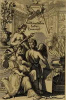 An illustration from Triumphus amoris, de cunctis universi hujus incolis actus, emblematibus ac symbolis Latinis, Italicis, Gallicis, Germanicis, oculis exhibitus. : Oder: Die über den gantzen Erd-cräisz triumphirende Liebe, in nachdencklichen Sinn-bildern neben sehr curiosen lateinischen, italianischen, französischen und teutschen Bey-sprüchen auch kurtzweiligen Versen fürgestellet (1695)