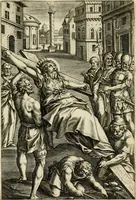 An illustration from Trivmphus Iesu Christi crucifixi (1608)