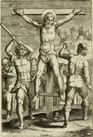 An illustration from Trivmphus Iesu Christi crucifixi (1608)