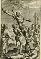 An illustration from Trivmphus Iesu Christi crucifixi (1608)