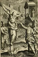 An illustration from Trivmphus Iesu Christi crucifixi (1608)
