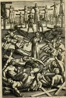 An illustration from Trivmphus Iesu Christi crucifixi (1608)