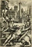 An illustration from Trivmphus Iesu Christi crucifixi (1608)