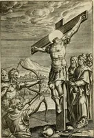 An illustration from Trivmphus Iesu Christi crucifixi (1608)