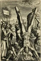 An illustration from Trivmphus Iesu Christi crucifixi (1608)