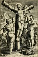 An illustration from Trivmphus Iesu Christi crucifixi (1608)