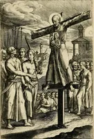 An illustration from Trivmphus Iesu Christi crucifixi (1608)