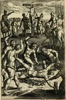 An illustration from Trivmphus Iesu Christi crucifixi (1608)