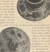 An illustration from Trois faïences orientales lustrées au Musée du Louvre .. (1906)