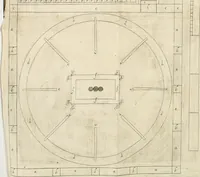An illustration from A true & exact history of the island of Barbados : illustrated with a mapp of the island, as also the principall trees and plants there, set forth in their due proportions and shapes, drawne out by their severall and respective scales : together with the ingenio that makes the sugar, with the plots of the severall houses, roomes, and other places, that are used in the whole processe of sugar-making ... : all cut in copper (1657)