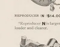 Picture 1 of 8 from A true mirror of sound : Bettini micro-phonograph, micro-diaphragms for phonograph and graphophone, Bettini celebrated "opera musical records" and autograph-records of world famous artists (1900), leaf 4