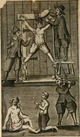 An illustration from A True relation of the unjust, cruell, and barbarous proceedings against the English at Amboyna, in the East Indies, by the Neatherlandish governour, and council there (1665)