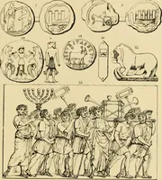 An illustration from The truth of revelation : demonstrated by an appeal to existing monuments, sculptures, gems, coins, and medals (1840)