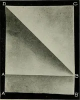 An illustration from T. Sundara Row's geometric exercises in paper folding. Edited and rev. by Wooster Woodruff Beman and David Eugene Smith (1901)