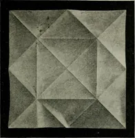 An illustration from T. Sundara Row's geometric exercises in paper folding. Edited and rev. by Wooster Woodruff Beman and David Eugene Smith (1901)