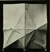 Picture 12 of 66 from T. Sundara Row's geometric exercises in paper folding. Edited and rev. by Wooster Woodruff Beman and David Eugene Smith (1901), leaf 32