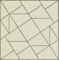 An illustration from T. Sundara Row's geometric exercises in paper folding. Edited and rev. by Wooster Woodruff Beman and David Eugene Smith (1901)