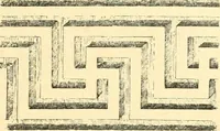 An illustration from Étude des ornements : première partie : dauphins-écailles-bucrânes-grecques-guirlandes-flots grecs (1896)