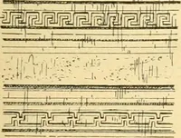 An illustration from Étude des ornements : première partie : dauphins-écailles-bucrânes-grecques-guirlandes-flots grecs (1896)