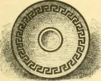 An illustration from Étude des ornements : première partie : dauphins-écailles-bucrânes-grecques-guirlandes-flots grecs (1896)