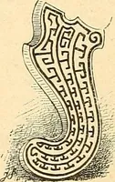 An illustration from Étude des ornements : première partie : dauphins-écailles-bucrânes-grecques-guirlandes-flots grecs (1896)