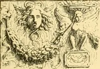 An illustration from Étude des ornements : première partie : dauphins-écailles-bucrânes-grecques-guirlandes-flots grecs (1896)