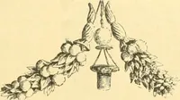 An illustration from Étude des ornements : première partie : dauphins-écailles-bucrânes-grecques-guirlandes-flots grecs (1896)