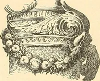 An illustration from Étude des ornements : première partie : dauphins-écailles-bucrânes-grecques-guirlandes-flots grecs (1896)