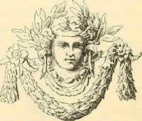 An illustration from Étude des ornements : première partie : dauphins-écailles-bucrânes-grecques-guirlandes-flots grecs (1896)