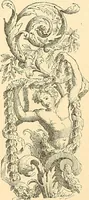 An illustration from Étude des ornements : première partie : dauphins-écailles-bucrânes-grecques-guirlandes-flots grecs (1896)