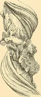 An illustration from Étude des ornements : première partie : dauphins-écailles-bucrânes-grecques-guirlandes-flots grecs (1896)