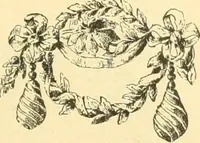 An illustration from Étude des ornements : première partie : dauphins-écailles-bucrânes-grecques-guirlandes-flots grecs (1896)