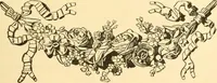 An illustration from Étude des ornements : première partie : dauphins-écailles-bucrânes-grecques-guirlandes-flots grecs (1896)