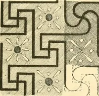 An illustration from Étude des ornements : première partie : dauphins-écailles-bucrânes-grecques-guirlandes-flots grecs (1896)
