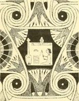 An illustration from Étude des ornements : première partie : dauphins-écailles-bucrânes-grecques-guirlandes-flots grecs (1896)