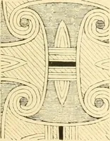 An illustration from Étude des ornements : première partie : dauphins-écailles-bucrânes-grecques-guirlandes-flots grecs (1896)