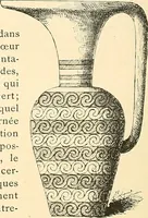 An illustration from Étude des ornements : première partie : dauphins-écailles-bucrânes-grecques-guirlandes-flots grecs (1896)