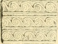 An illustration from Étude des ornements : première partie : dauphins-écailles-bucrânes-grecques-guirlandes-flots grecs (1896)
