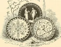 An illustration from Étude des ornements : première partie : dauphins-écailles-bucrânes-grecques-guirlandes-flots grecs (1896)