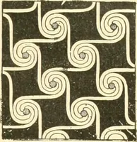 An illustration from Étude des ornements : première partie : dauphins-écailles-bucrânes-grecques-guirlandes-flots grecs (1896)