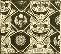 An illustration from Étude des ornements : première partie : dauphins-écailles-bucrânes-grecques-guirlandes-flots grecs (1896)