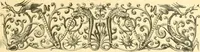 An illustration from Étude des ornements : première partie : dauphins-écailles-bucrânes-grecques-guirlandes-flots grecs (1896)
