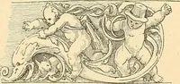 An illustration from Étude des ornements : première partie : dauphins-écailles-bucrânes-grecques-guirlandes-flots grecs (1896)