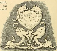 An illustration from Étude des ornements : première partie : dauphins-écailles-bucrânes-grecques-guirlandes-flots grecs (1896)