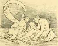An illustration from Étude des ornements : première partie : dauphins-écailles-bucrânes-grecques-guirlandes-flots grecs (1896)