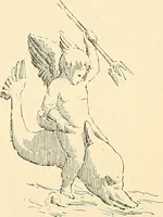 An illustration from Étude des ornements : première partie : dauphins-écailles-bucrânes-grecques-guirlandes-flots grecs (1896)