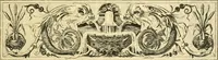 An illustration from Étude des ornements : première partie : dauphins-écailles-bucrânes-grecques-guirlandes-flots grecs (1896)